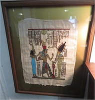 Framed Egyptian Cloth