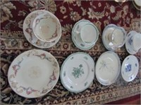 4 Tea Cups w/matching saucer and plate