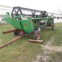 John Deere 915 platform, poly reel, extra sickle