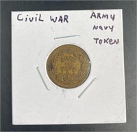 Civil War - Army / Navy Token