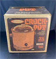 Rival Crock Pot Vintage NOS Almond