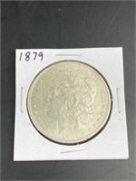 1879 Morgan Silver $1 Dollar U.S. Coin