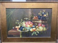Still Life Fruit Art - Framed