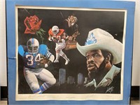 Earl Campbell Autograph - Damaged