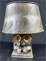 Metal Art Owl Oil Lamp - Hong Kong