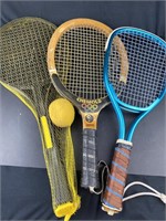 Vintage Squash Racquets - Wood/Misc