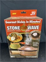 Stone Wave Microwave Stoneware Cooker TV Product