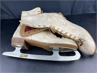 Vintage Ice Skates - White