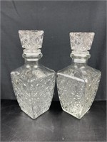 Pair of Elegant Decanters w/ Stoppers