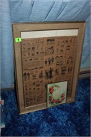picture frame of sale items