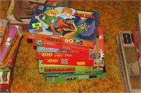 lot of puzzles, kids puzzles