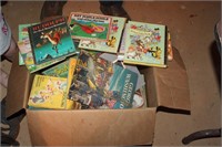 box of misc. kids books and other books