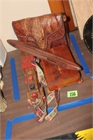wooden train. weaving thilng crocodile purse