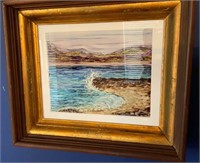 Seascape in Antique Shadowbox Frame