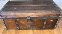 Antique Iron Banded Chest