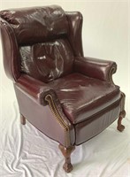 Burgundy Leather Chair