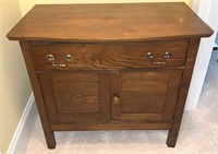 Antique Oak Wash Stand