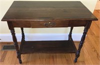 Antique Work Table with Drawer