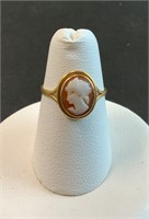 18 kt Vintage Cameo Ring