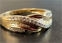 14 kt Diamond Forever Band