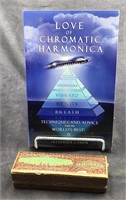 Hohner Chromatic Harmonica with Book
