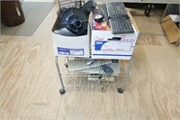Rolling Cart & Computer Equipment