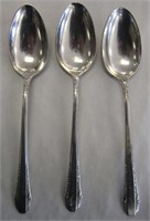 3oz Sterling Silver Spoons - 3 Spoons
