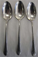 3oz Sterling Silver Spoons - 3 Spoons