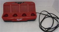 Milwaukee 4 Bay M12 Battery Charger