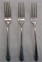 5oz Sterling Silver Forks - 3 Dinner Forks