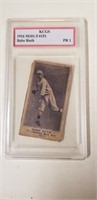 RÉPLIQUE Carte Babe Ruth recrue 1916