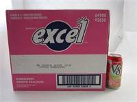 Carton de 18 paquets de 12 chewing-gums Excel