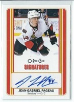 2016-17 O Pee Chee Signatures Jean-Gabriel Pageau
