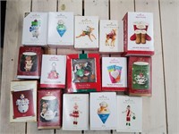 15 Hallmark Keepsake Ornaments NIB