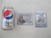 2 cartes de Hockey autographiées