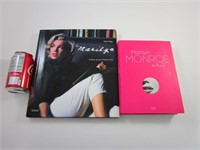 2 livres,Marilyn  Monroe de A a Z et Marilyn