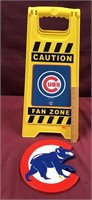 Chicago Cubs Floor Sign/Fan Zone Plaque