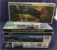 Five Assorted NIB Fighter Aircraft