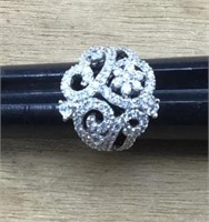 Beautiful Sterling Sparkly Bella Luce Ring