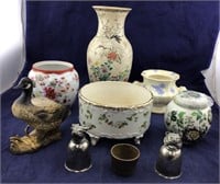 Assortment of Old Decorative Porcelain Items