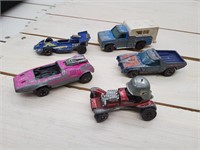 5 Assorted Hot Wheels Red LIne