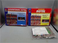 Lot of N-scale Hotel Kits from Life-Like!