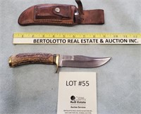 Roberts' Roost Kaslo BC Hunting Knife with Sheath