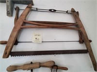 2 - Wooden Handle Bow Saws