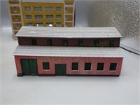 Lot of N-scale model railroad buildings!