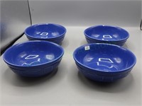 Lot of Longaberger Cornflower Blue bowls!