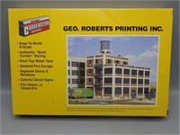 Walthers Printing Company model railroad building!