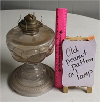 Antique Peanut Oil Lantern/Comes with Glass