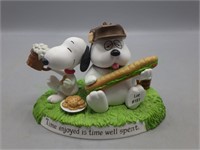 Hallmark Snoopy & his brother display figurine!