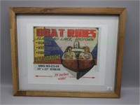 Boat Rides: Flathead Lake.. reproduction advert!